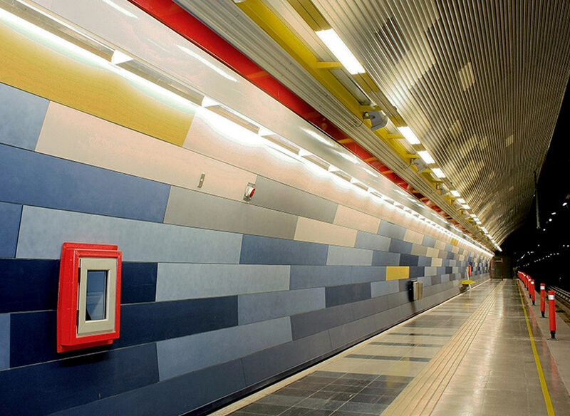 Utilizing Swisspearl Fiber Cement Panels in Stations/Underground Spaces